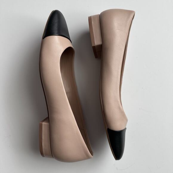 Steve Madden Beige and Black Flats - Picture 5 of 11